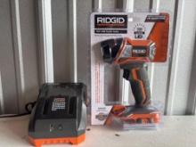 Ridgid 18V LED Torch Light and 18V Charger