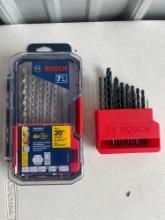 (2) Bosch Drill Bit Sets