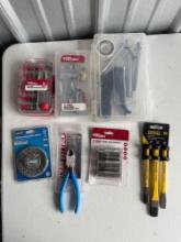 Hyper Tough Screwdriver Set, Air Tools, Spark Plug Set, Hart Wire Wheel Brush, Stanley Chisel Set