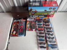 Early GIJOE Toys - Hot Wheels - Chess - Spiral Strike