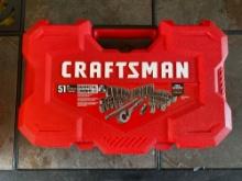 Craftsman 51pc Socket Set