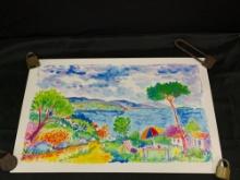 Jean Claude Picot Le Dejeuner au Juardin 2004 seriolithograph