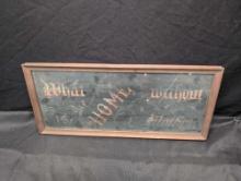 What Home is Without Mother antique glitter wall art