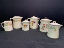 Group of vintage Harker pottery creamers