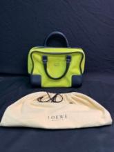 Lowe calfskin suede bag with dust bag