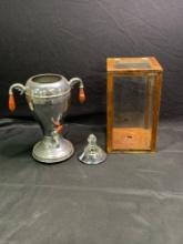 Coffee Urn and display case
