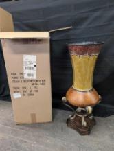 Modern metal decorative vase