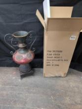 Modern metal decorative vase