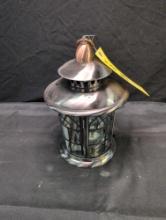 New outdoor hanging oil lamp with hurricane case