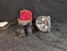 Pair of binoculars Stellar 3x40 and magnet car spotlight