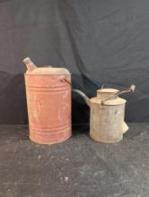 W&LERY and unmarked kero fuel cans