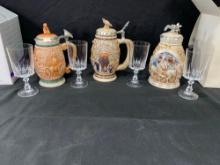 Avon Steins and Marquis Waterford stemware