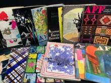 Assorted fashion magazines and advertising items