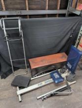 Weight bench and DP fit for life exerciser
