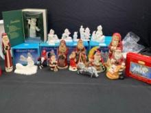 Blizzard Babies and Santa figures