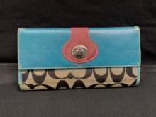 Ladies Coach Clutch Wallet