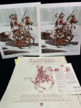 Pair of Bev Doolittle Guardians Spirits prints with envelope