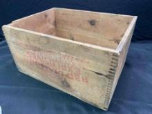 Red Diamond antique explosives advertising crate