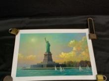 Liberty Island by Alexander Chen, 2003 seriolithograph
