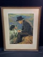 Will Rogers A. D'Elia 1935 framed print
