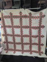 Antique hand stitched quilt