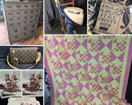 Local Coverlets, Quilts, Designer Purses