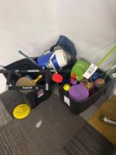 assorted sports items