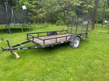 5x10 single axle utility trailer.