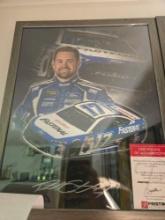 Signed "Chris Buescher" print