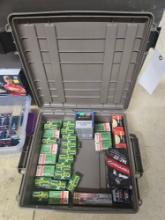 Assorted .22 cal Ammo w/ Case