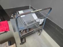 Rolling Cart w/ Assorted Scrap Metal