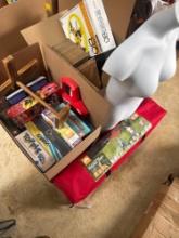 personal canopy, puzzles and decor items