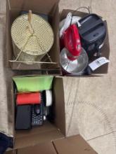3 boxes of household items.