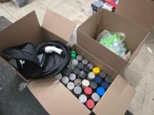 EV Charging Box, Spray Paints, Plastic Ducks
