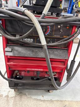 Lincoln DC 655 welder with LN-9 wire feeder