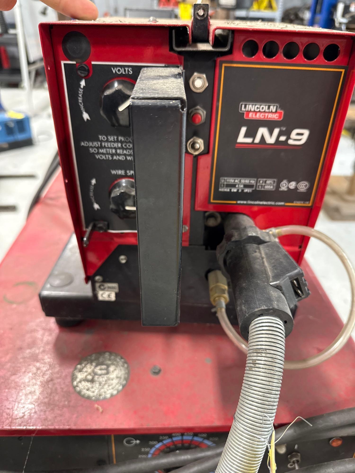 Lincoln DC 655 welder with LN-9 wire feeder