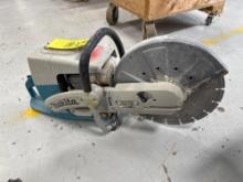 Makita dpc 7301 concrete saw with diamond blade