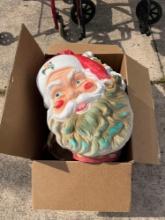 Assortment of Vintage Christmas Decor & Easter Baskets