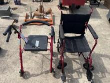 Exaclibur Walker & Medline Wheelchair