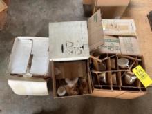 Assortment of Glassware - Mugs, Milk Glass, Serving Pieces, & more