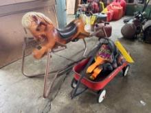 Radio Tot Wagon, Wonder Horse Wonder Pony, & Racket Game