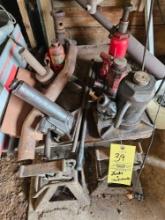 Assortment of Jack Stands & Bottle Jacks