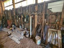 Wall Contents - Belts, Hosing, Cables, Tools, Hardware, & more