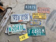 Assortment of License Plates - Some Nice Vintage