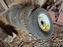 (5) 70's Era Ford F-150 Rims & Tires