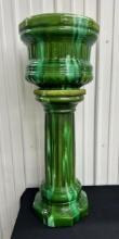 Green McCoy Jard and Pedestal