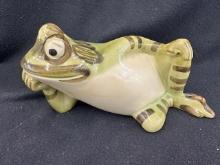 Brush 10" Reclining Frog