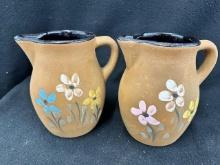 2 Ransbottom 6" Pitchers