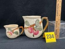 Weller Zona Pitcher & Creamer