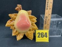 McCoy Pear Wall Pocket W/ Unusual Coloring